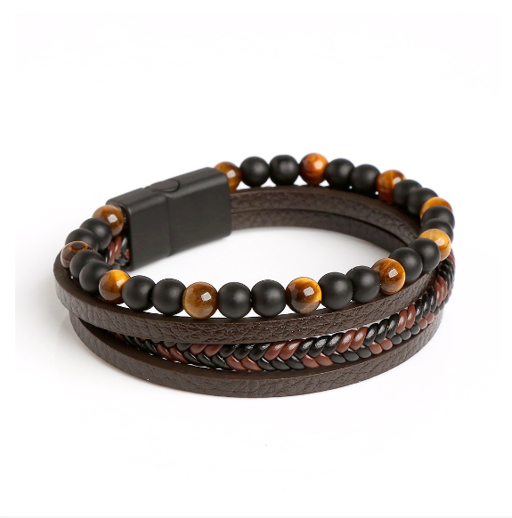 Pulsera de cuero para hombre: Estilo y elegancia en tu muñeca