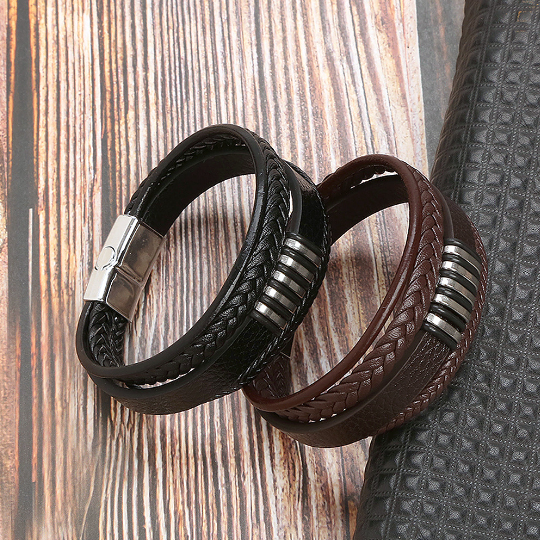 Pulsera de cuero para hombre: Elegancia y estilo