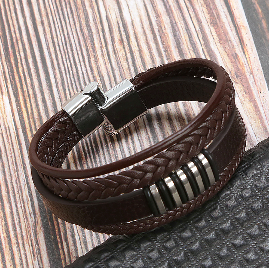 Pulsera de cuero para hombre: Elegancia y estilo