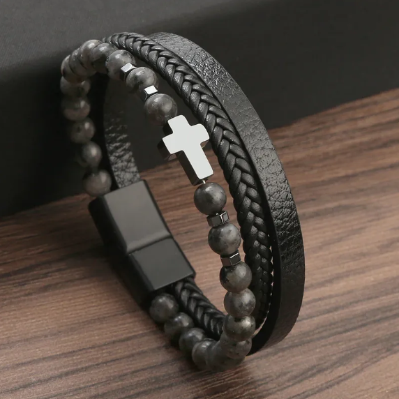 Pulsera de cuero para hombre: Elegancia y estilo en tu muñeca