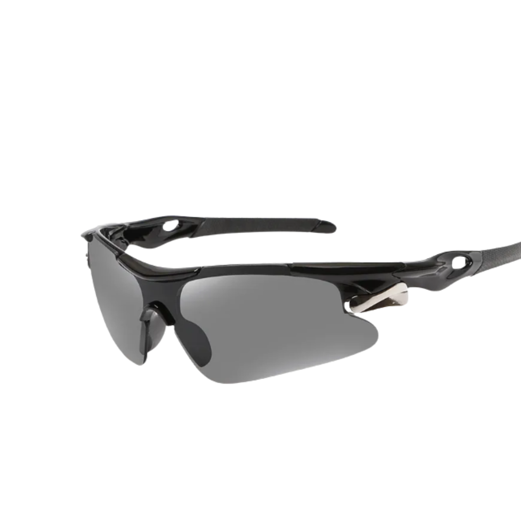 Black Frame Sports Sunglasses