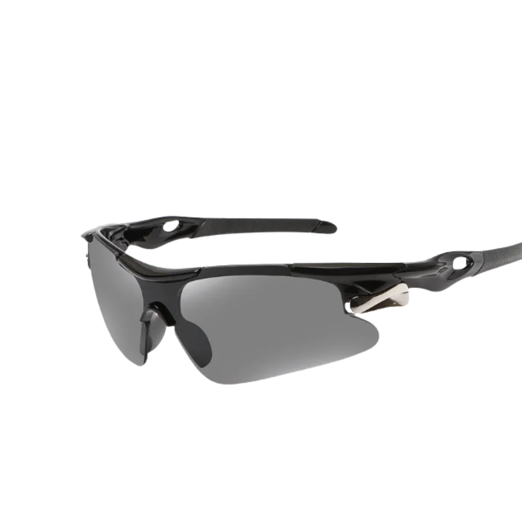 Black Frame Sports Sunglasses