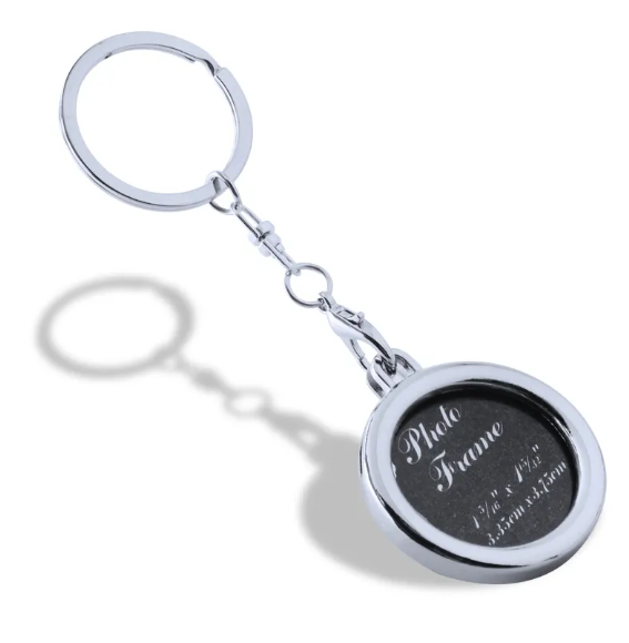 Men's economic photo holder keychain