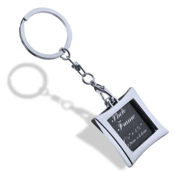 Men's economic photo holder keychain